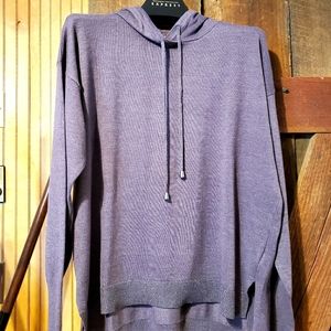 NEW Max Studio mauve and silver hoodie